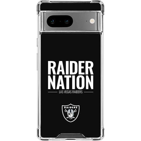 NFL Las Vegas Raiders Team Motto Google Pixel 7a Clear Case